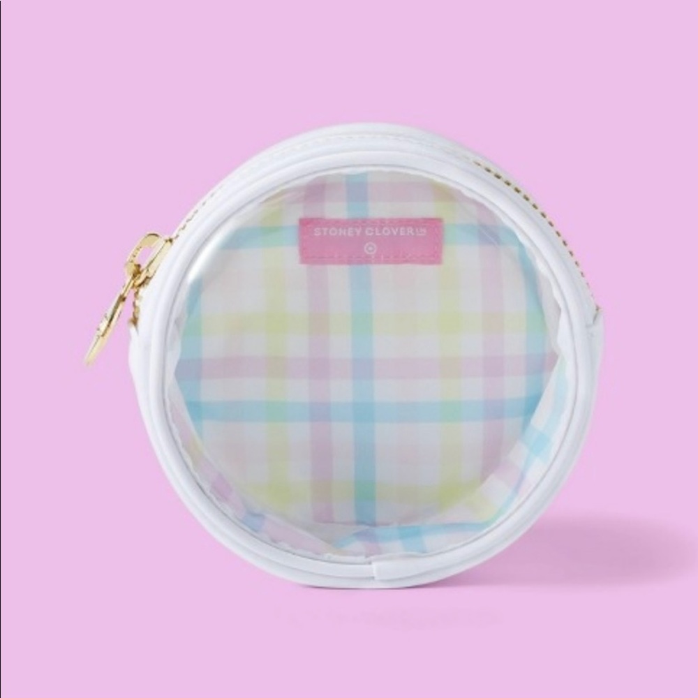 NWT Stoney Clover Lane x Target Circle Pouch Rainbow Gingham